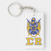キーホルダーアクリルの紋章付き外衣 キーホルダー (正面)