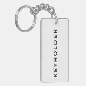 キーホルダーキーリング キーホルダー (正面左)