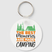 キーホルダー思最高のい出がキャンプに作られる キーホルダー (正面)