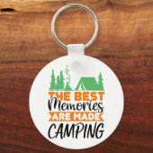 キーホルダー思最高のい出がキャンプに作られる キーホルダー (正面)