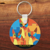 キーホルダー線素晴らし キーホルダー (正面)