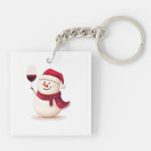 キーホルダー | かわいいクリスマスキャラクター (裏面)
