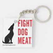 キーホルダー、正方形 キーホルダー (裏面)