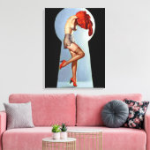 キーホールピンアップ キャンバスプリント (インサイチュ (リビング))