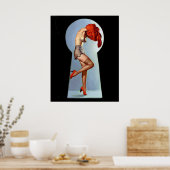 キーホールピンアップ ポスター (キッチン)