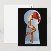 キーホールピンアップ ポストカード (正面/裏面)