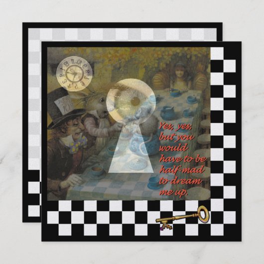 キーホール招待状 (正面/裏面)