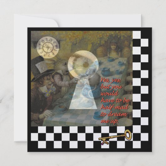 キーホール招待状 (正面)