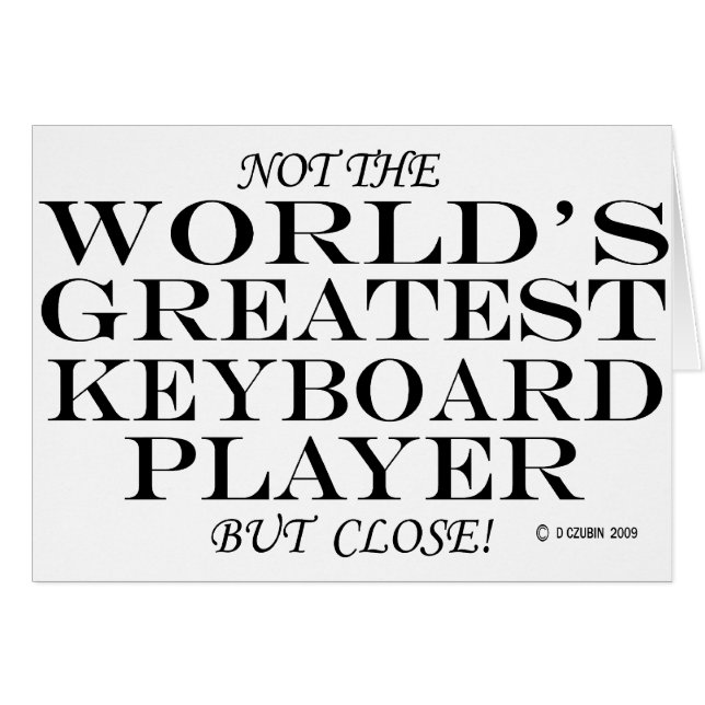 キーボもっとも偉大ードプレーヤーの終了 (正面横)