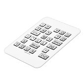 キーボードおもしろい マグネット (左側)