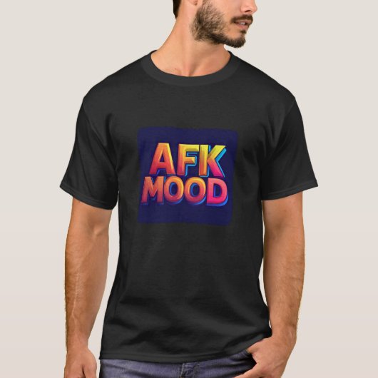 キーボードから離れる気分のコスチューム Tシャツ (正面)