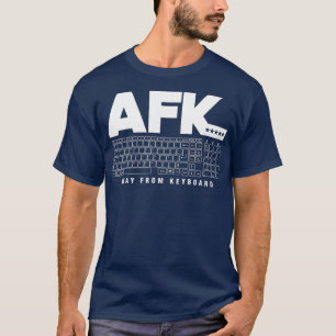 キーボードからAAKをコードするプログラマ遠くにコーダ Tシャツ