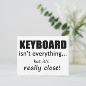 キーボードがすべてではない ポストカード (スタンド正面)