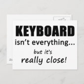 キーボードがすべてではない ポストカード (正面/裏面)