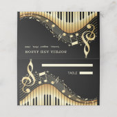 キーボードがキラキラ プレイスカード (外部開封)