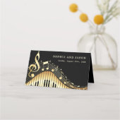 キーボードがキラキラ プレイスカード (裏面)