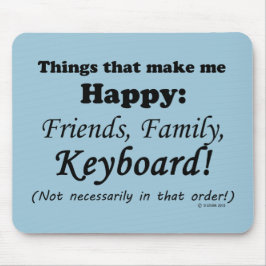 キーボードが幸せになる マウスパッド