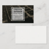 キーボードとコード 名刺 (正面/裏面)