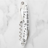 キーボードとノート ソムリエナイフ (正面)