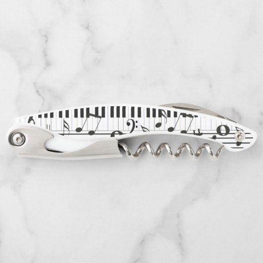 キーボードとノート ソムリエナイフ (正面)