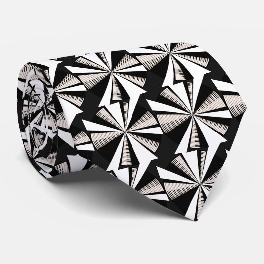 キーボードのスターバストのタイ ネクタイ (ロール)