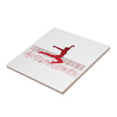 キーボードのバレエダンサー タイル (側面)