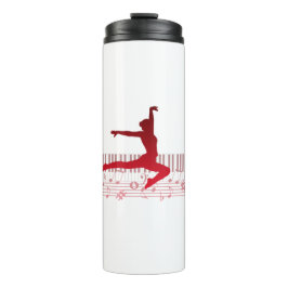 キーボードのバレエダンサー タンブラー