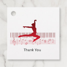 キーボードのバレエダンサー フェイバータグ