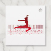 キーボードのバレエダンサー フェイバータグ (裏面)