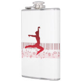 キーボードのバレエダンサー フラスク (左)