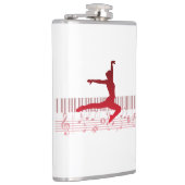 キーボードのバレエダンサー フラスク (右)