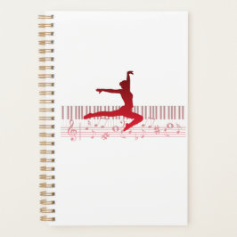 キーボードのバレエダンサー プランナー手帳