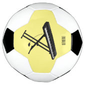 キーボードのピアノ漫画イラストレーション サッカーボール (回転)