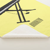 キーボードのピアノ漫画イラストレーション シェルパブランケット (3/4)