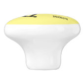 キーボードのピアノ漫画イラストレーション セラミックノブ (側面)