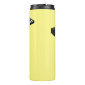 キーボードのピアノ漫画イラストレーション タンブラー (裏面)