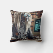 キーボードのロボットタイプ クッション (裏面)