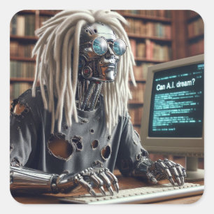 キーボードのロボットタイプ スクエアシール
