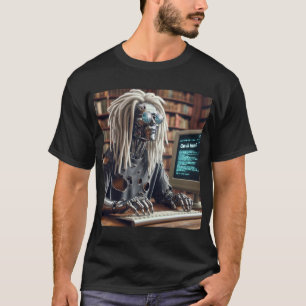 キーボードのロボットタイプ Tシャツ