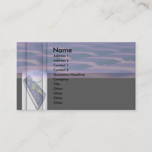 キーボードの名刺 名刺 (正面)