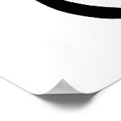 キーボードの手位置ポスター ポスター (角)