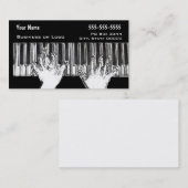 キーボードの手 名刺 (正面/裏面)