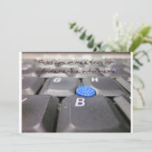 キーボードの招待 招待状 (スタンド正面)