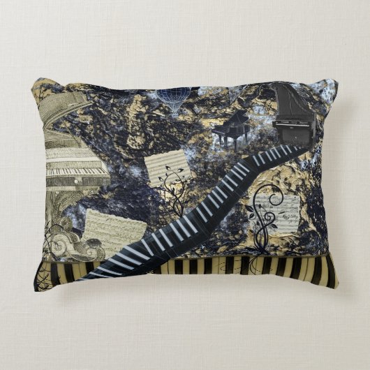 キーボードの景色 アクセントクッション (正面)