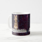 キーボードの猫が再び打つ コーヒーマグカップ (正面左)