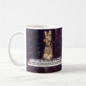 キーボードの猫が再び打つ コーヒーマグカップ (左)