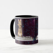 キーボードの猫が再び打つ マグカップ (正面左)