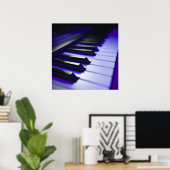 キーボードの鍵 ポスター (ホームオフィス)