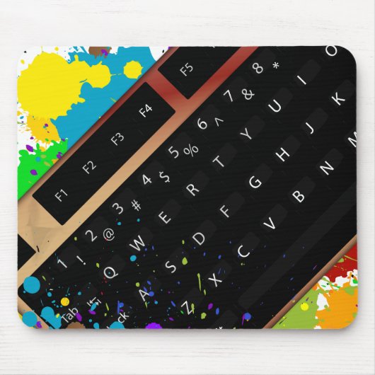 キーボードインク マウスパッド (正面)