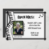 キーボードオープンハウス招待状 招待状 (正面/裏面)